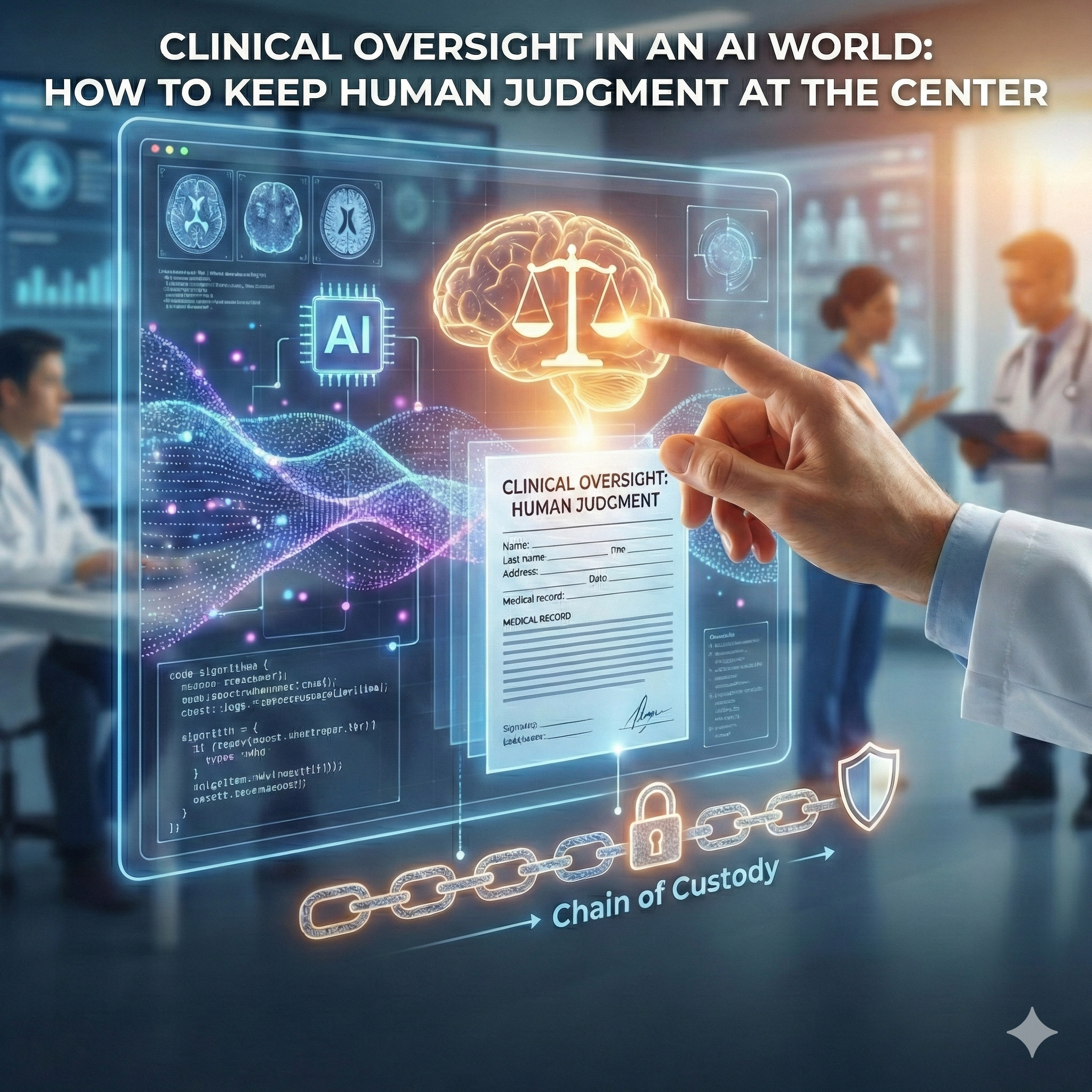 Clinical Oversight in an AI World: How to Keep Human Judgment at the Center