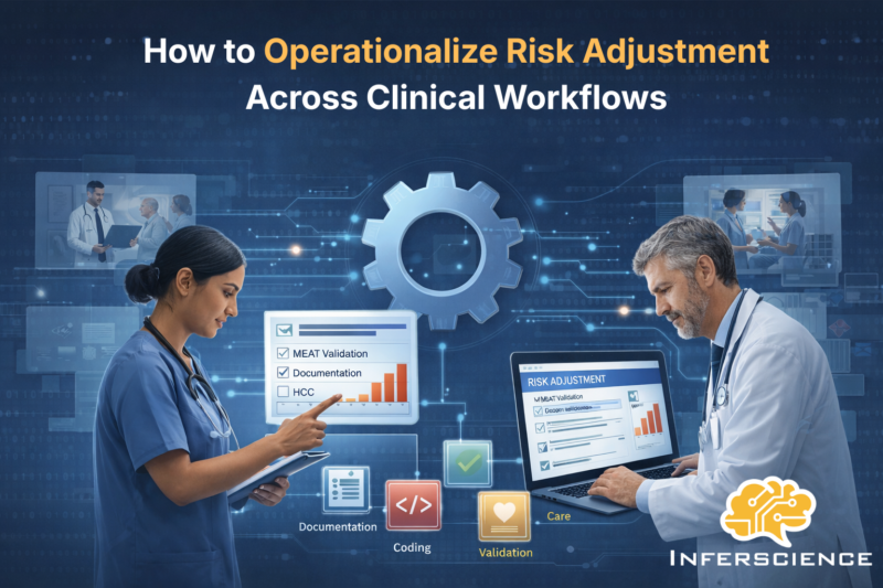 Healthcare providers using point-of-care AI tools to improve documentation accuracy, coding, and risk adjustment workflows in real time