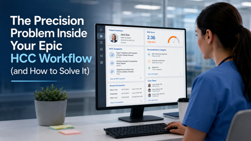 healthcare provider using Epic EHR for HCC coding